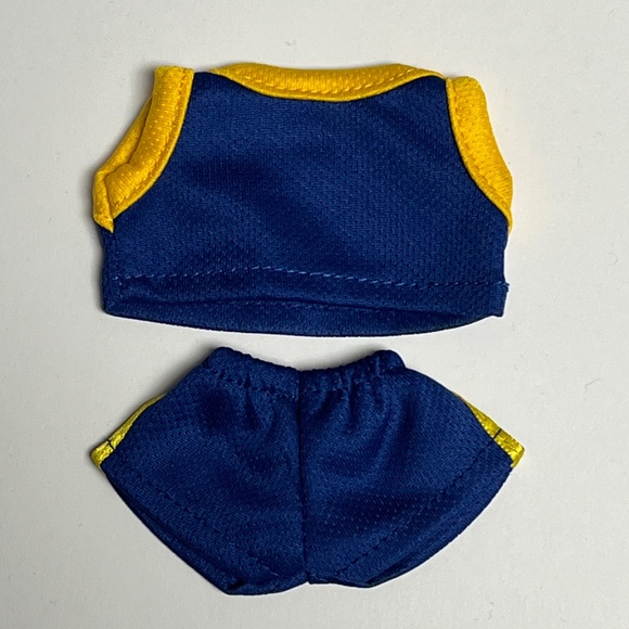 Golden State Warriors #30 Jersey Sneakers 3 Piece Outfit For Labubu Basketball - Picture 3 of 8